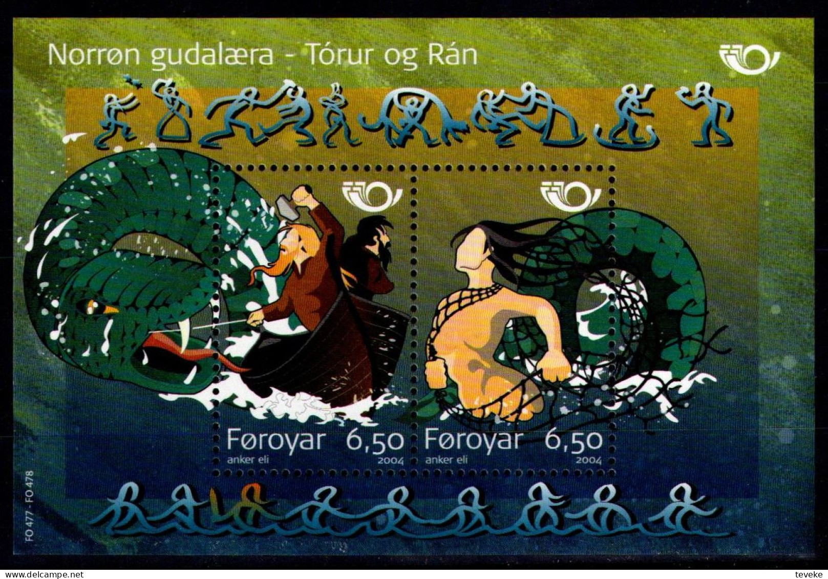 FAEROËR 2004 - MiNr. BL 16 - **/MNH - NORDEN - Norse Myths - Islas Faeroes