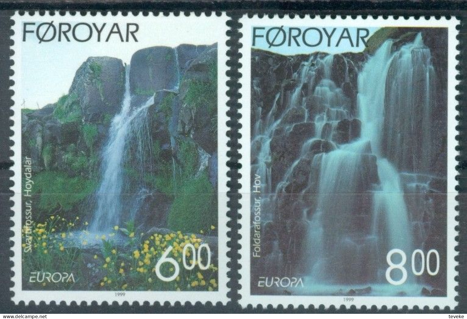 FAEROËR 1999 - MiNr. 354/355 - **/MNH - Europa/CEPT - Nature & National Parks - Faroe Islands