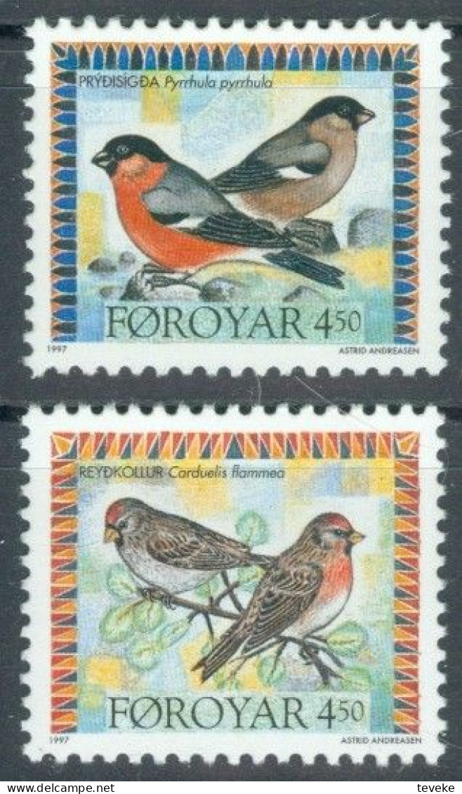 FAEROËR 1997 - MiNr. 315/316 - **/MNH - Fauna - Birds - Islas Faeroes