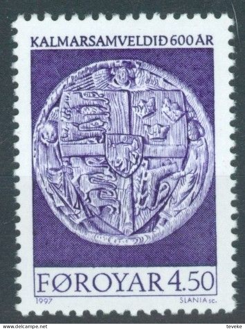 FAEROËR 1997 - MiNr. 319 - **/MNH - History - 600th Anniv. Of The Kalmar Union - Faeroër