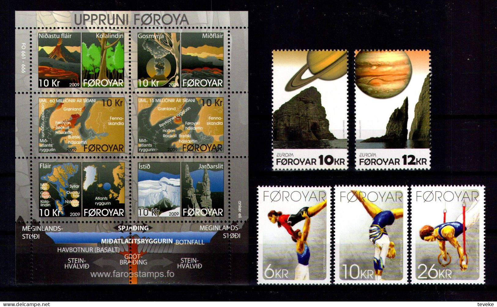 FAEROËR 2009 - MiNr. 659/686A + BL 24/25 - **/MNH - YEARSET - Faeroër