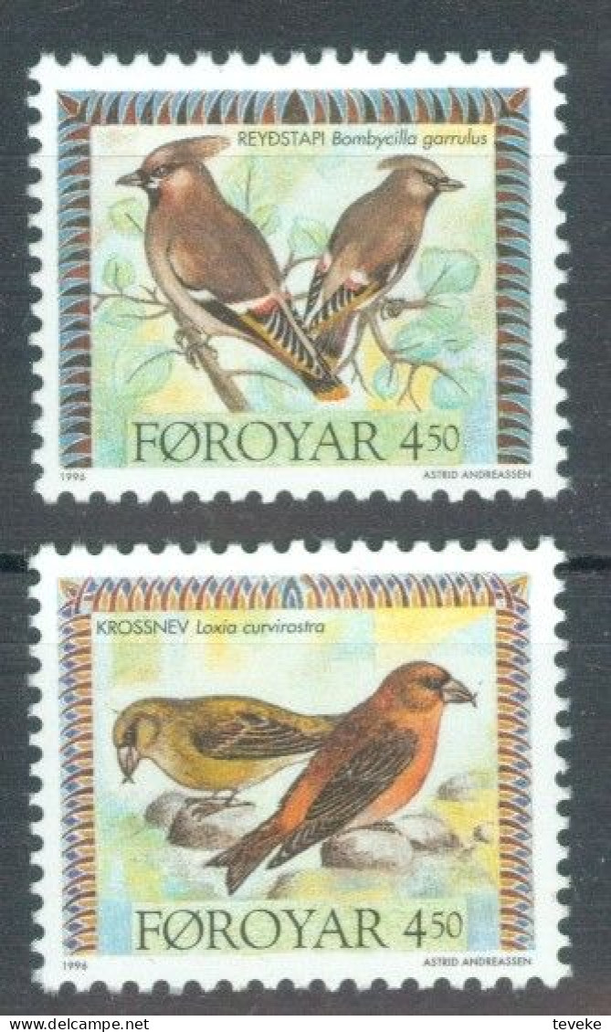 FAEROËR 1996 - MiNr. 298/299 - **/MNH - Fauna - Birds - Faeroër