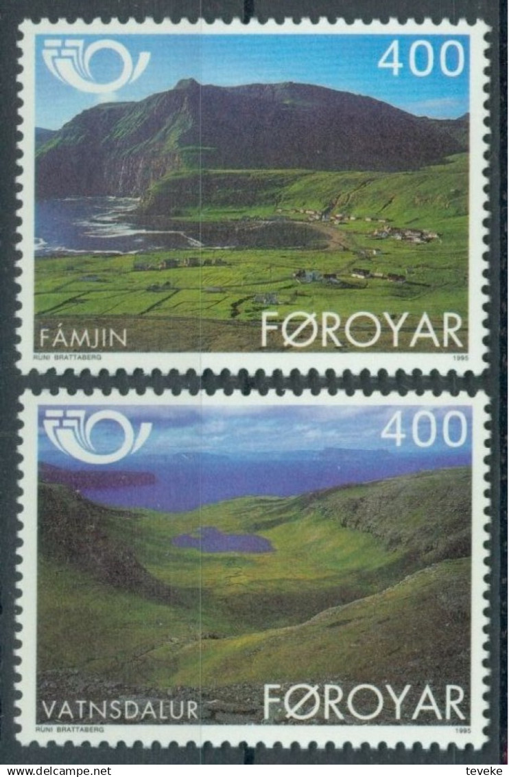 FAEROËR 1995 - MiNr. 276/277 - **/MNH - NORDEN - Tourism - Suðuroy - Faeroër