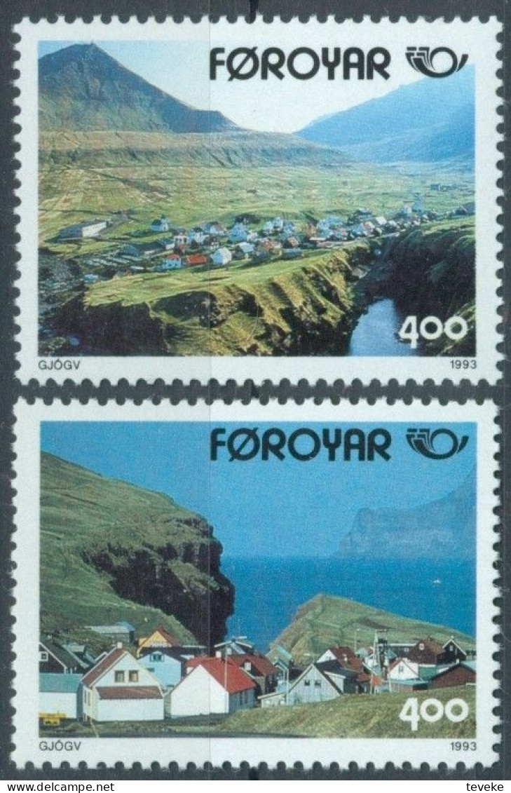 FAEROËR 1993 - MiNr. 246/247 - **/MNH - NORDEN - Tourism - Färöer Inseln