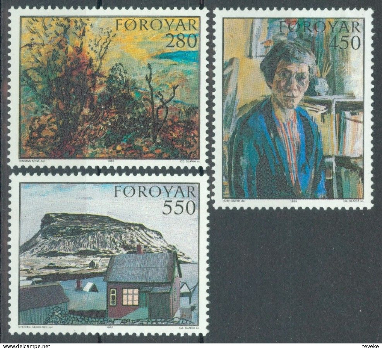 FAEROËR 1985 - MiNr. 118/119 - **/MNH - Art - Paintings - Féroé (Iles)