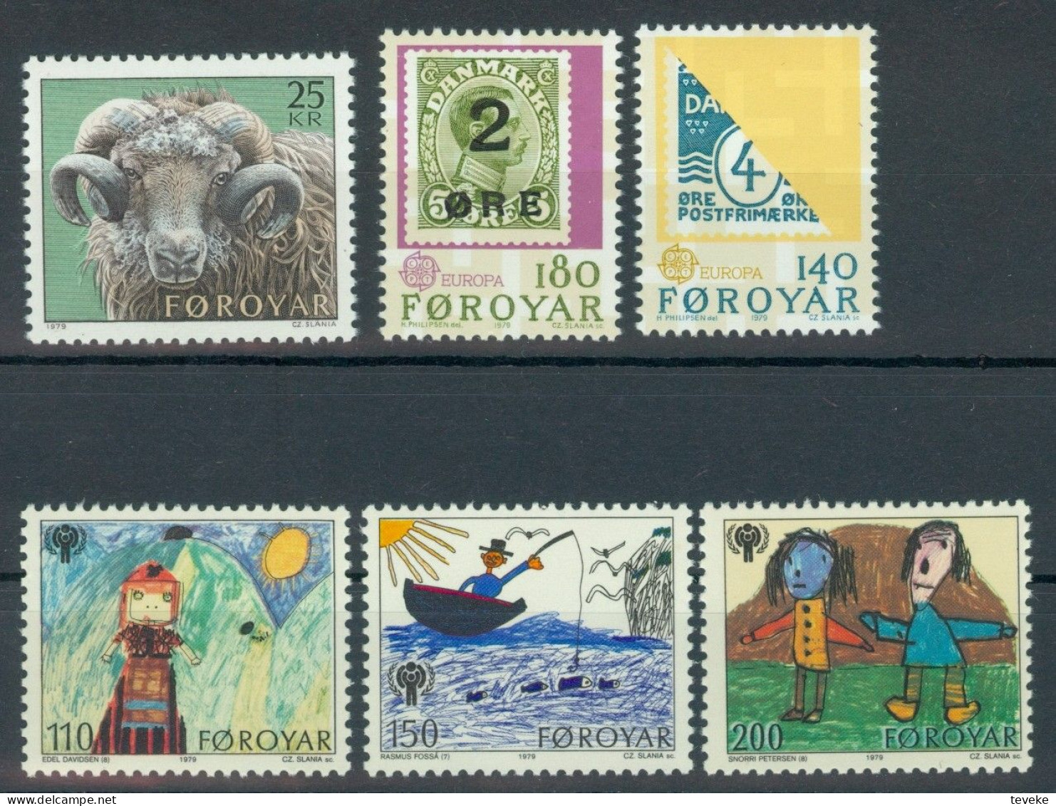 FAEROËR 1979 - MiNr. 42/47 - **/MNH - YEARSET  - Färöer Inseln