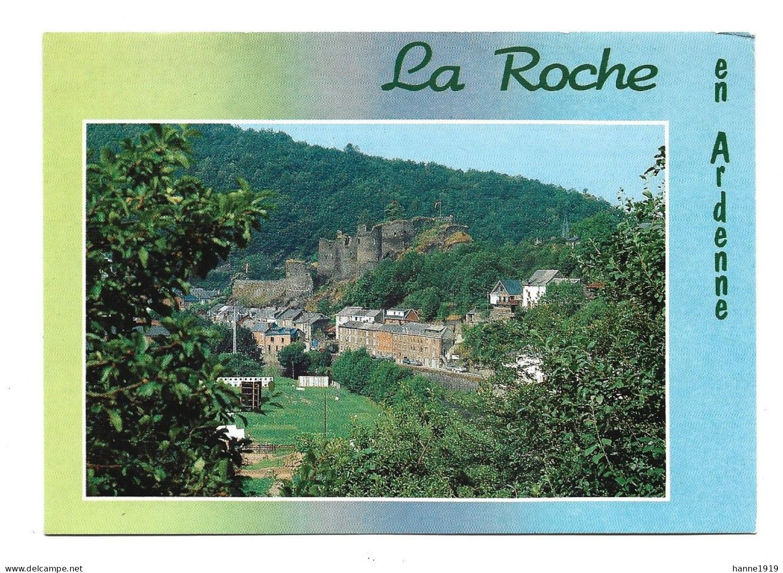 La Roche En Ardenne Vue Générale Panorama Photo Carte Luxembourg Htje - La-Roche-en-Ardenne