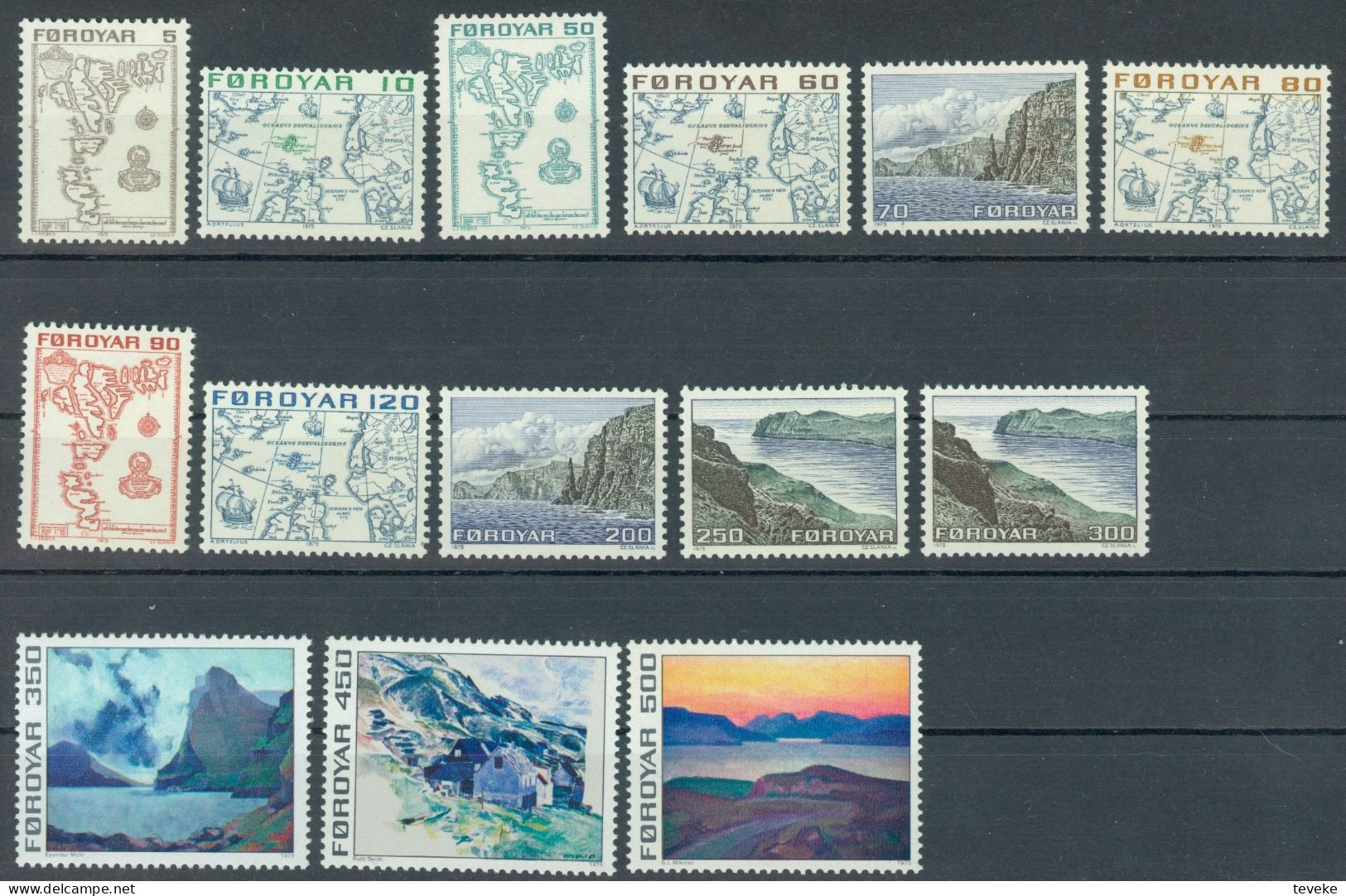 FAEROËR 1975 - MiNr. 7/20 - **/MNH - YEARSET - Faroe Islands