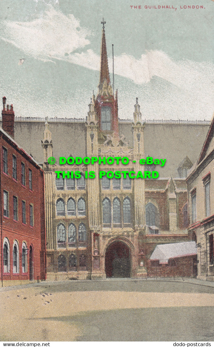 R477677 London. The Guildhall. Postcard - Andere & Zonder Classificatie