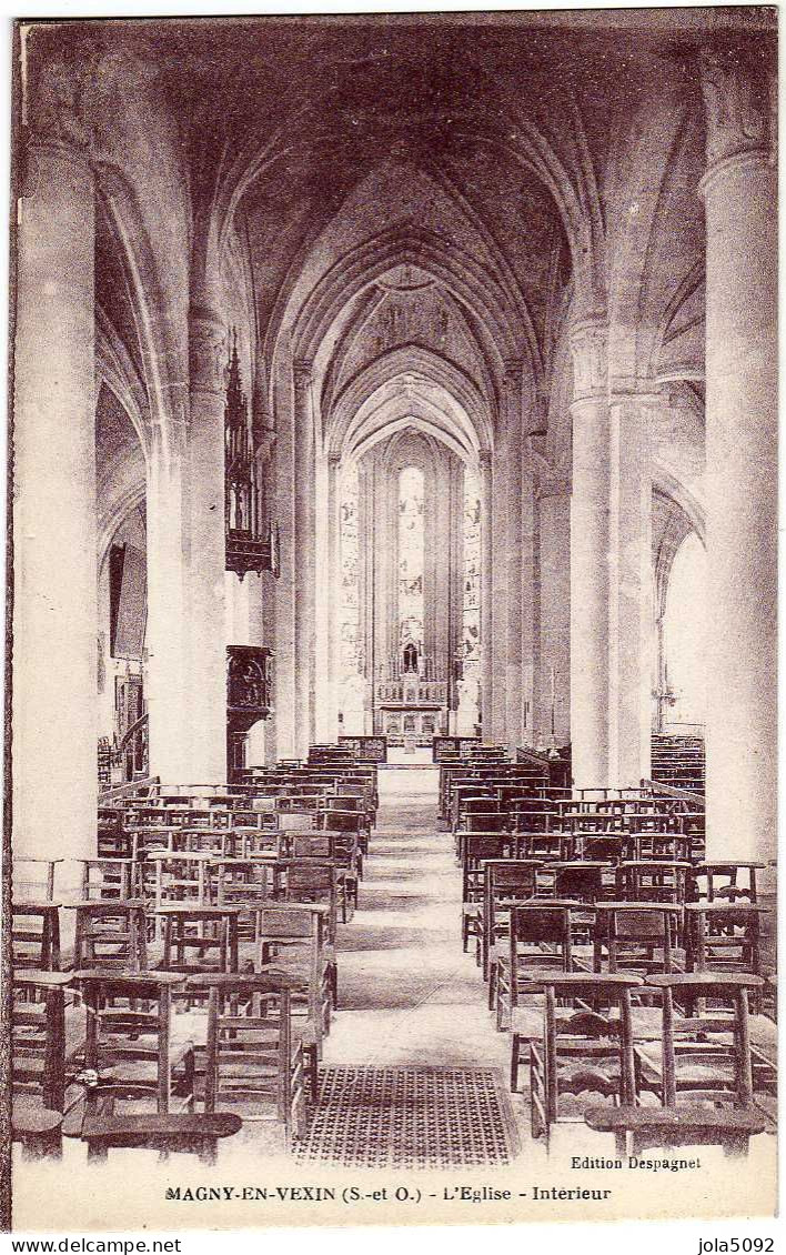 95 / MAGNY-en-VEXIN - L'Eglise - Intérieur - Magny En Vexin