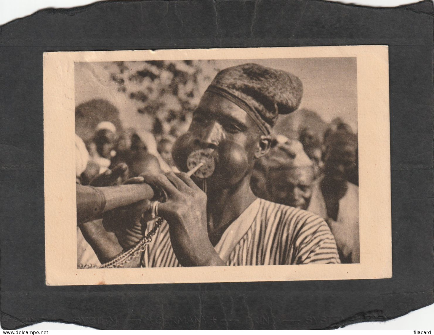 128690          Ciad,   Tchad,   Afrique  Equatoriale  Francaise,   Musicien  De  Fort   Lamy,   VGSB   1931 - Tsjaad