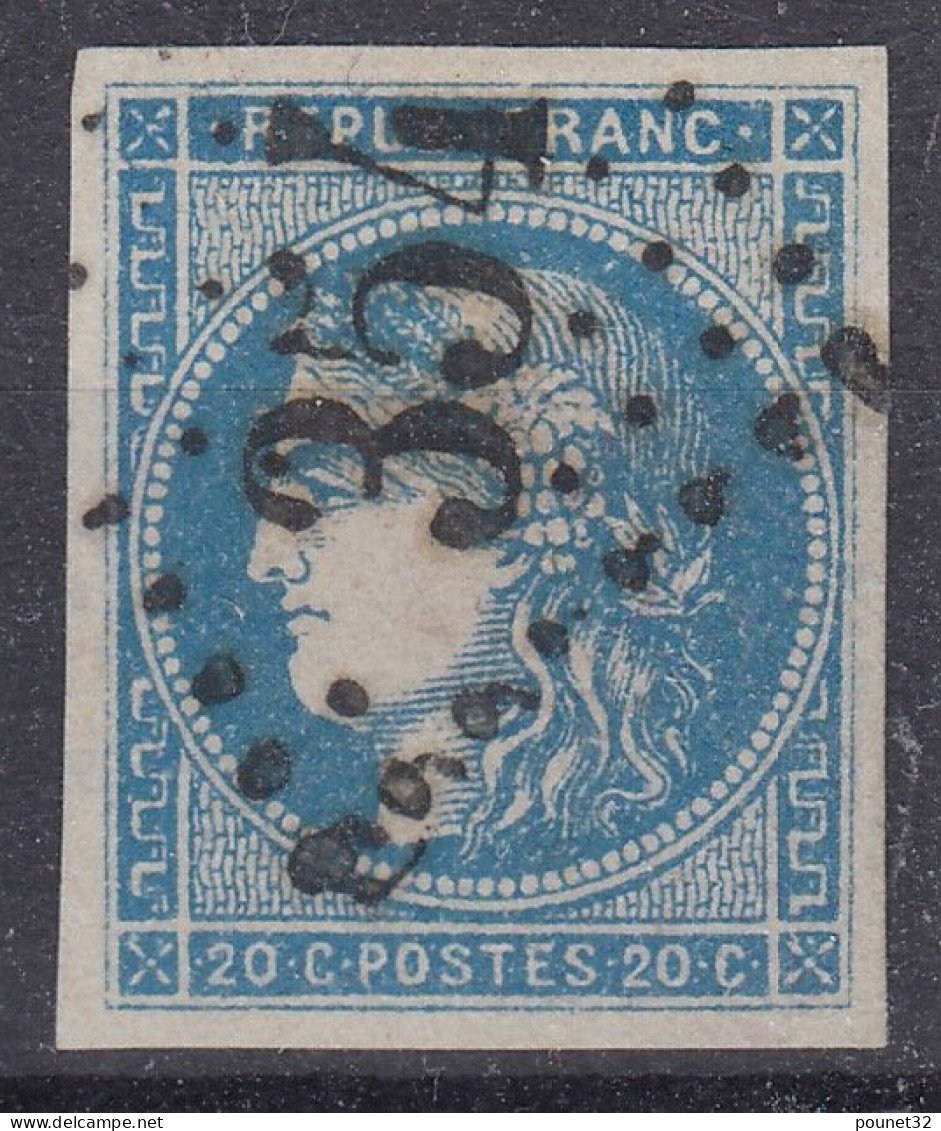 TIMBRE FRANCE BORDEAUX N° 45A OBLITERATION GC - TB MARGES - COTE 130 € - A VOIR - 1870 Bordeaux Printing