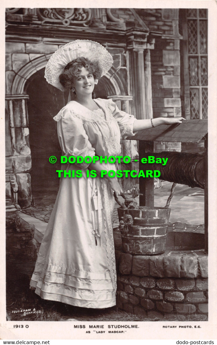 R477822 Miss Marie Studholme. As Lady Madcap. Rotary Photo. Foulsham And Banfiel - World
