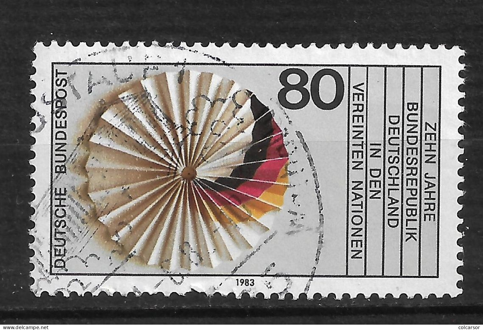 ALLEMAGNE   FÈDÉRALE N°   1017  " ROSETTE " - Usados