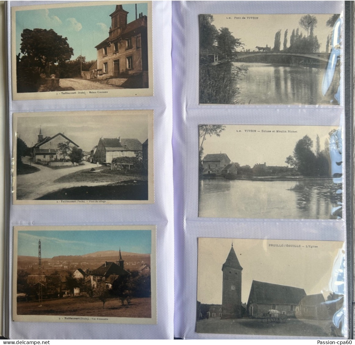 Gros Lot De 4 Albums De Cartes Postales Anciennes - 100 - 499 Postcards