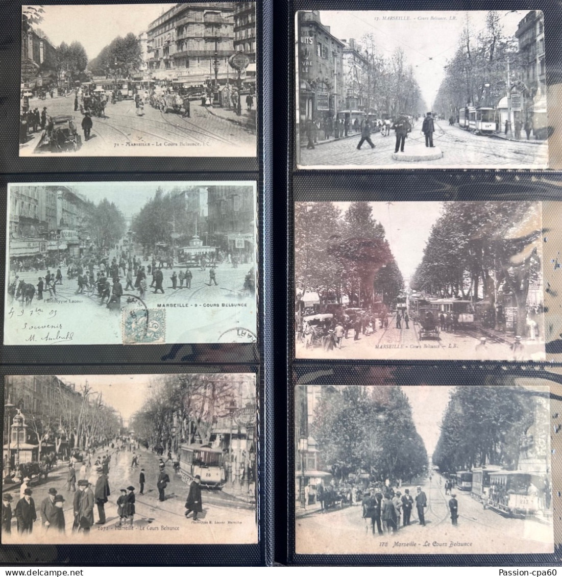 Gros lot de 4 Albums de Cartes Postales Anciennes