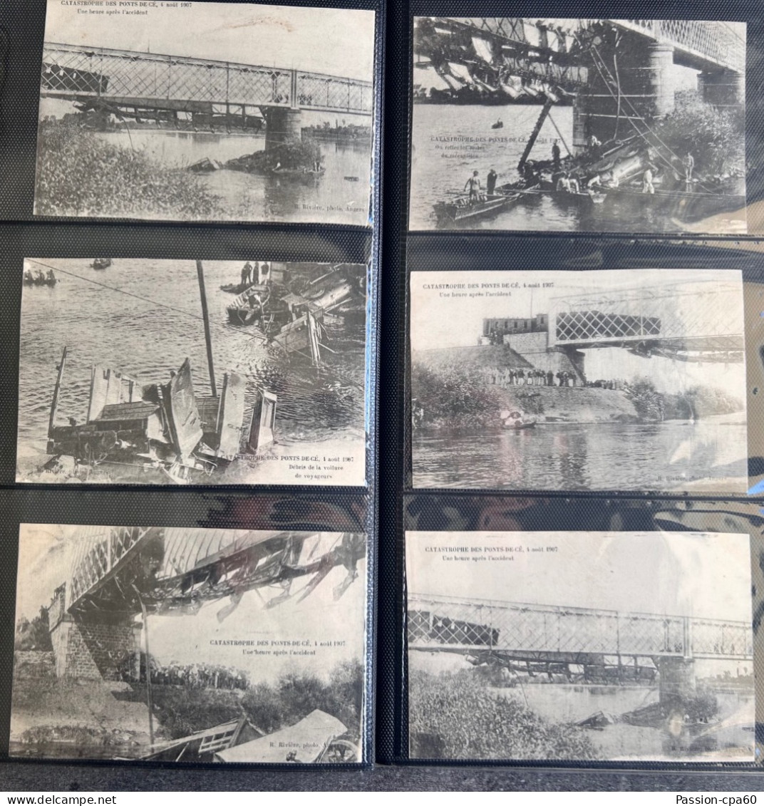 Gros lot de 4 Albums de Cartes Postales Anciennes