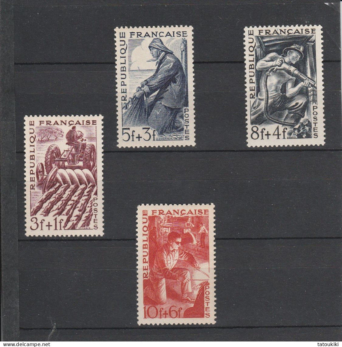 1949 Yt 823** / 826** Neufs - Neufs