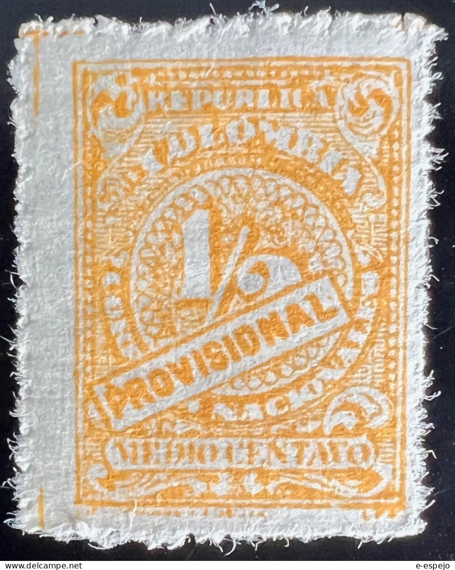 Kolumbien 1920: Number And Coat Of Arms With Steep Or Flat Tape PROVISIONAL. Mi:CO 265-271 - Colombie