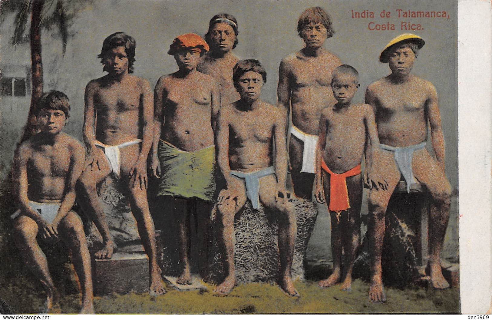 Costa Rica - India De TALAMANCA - Nu Ethnique - Voyagé 1938 (2 Scans) - Costa Rica