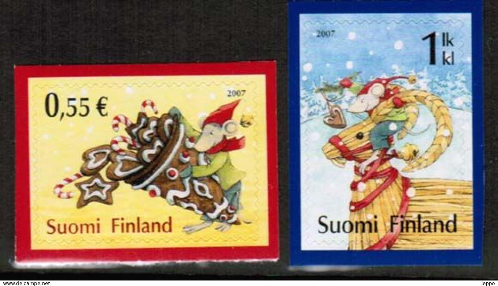 2007 Finland, Christmas Stamps Complete Set MNH **. - Nuevos