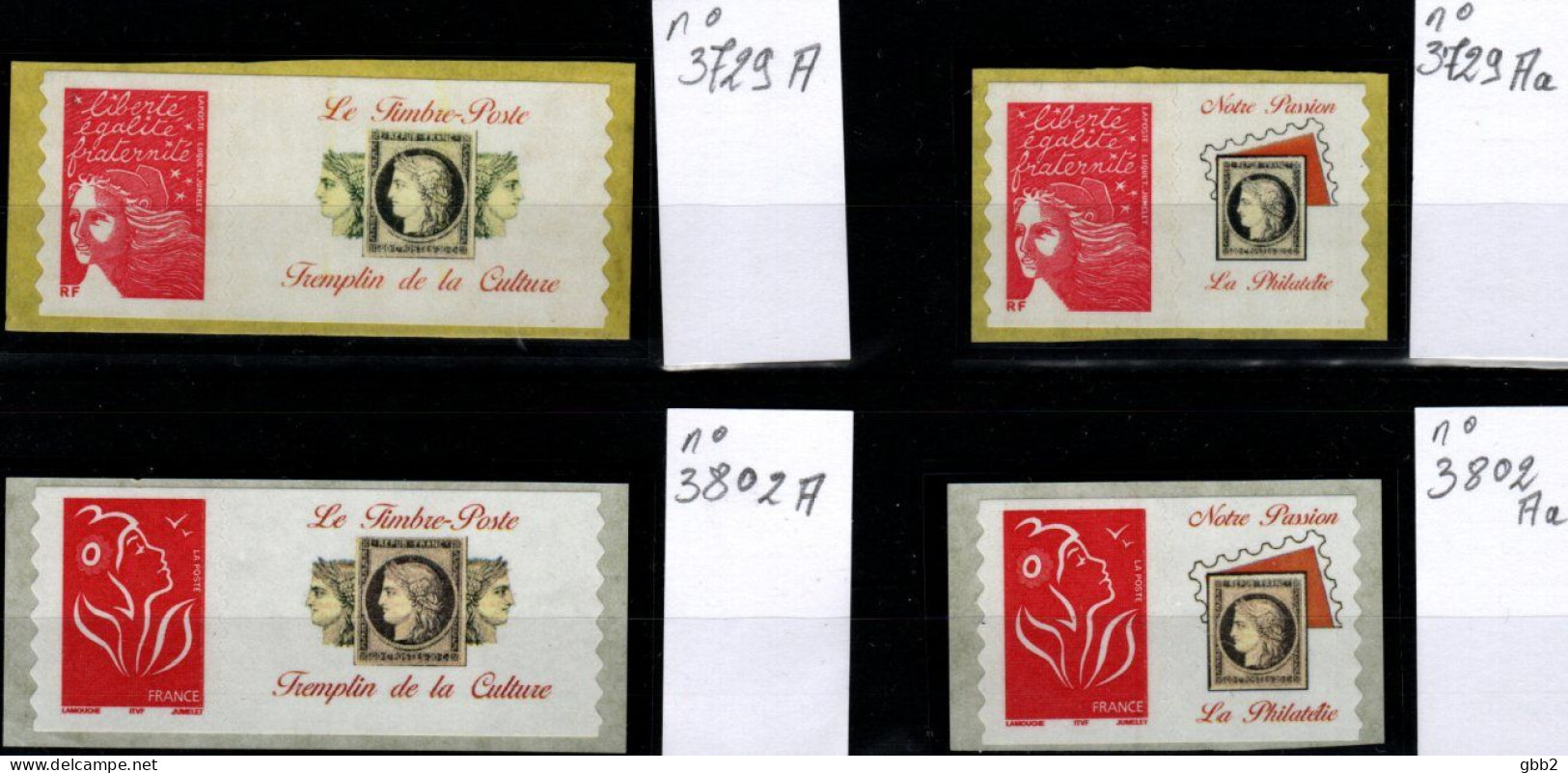 FRANCE - LOT De Timbres Personnalisés AUTOADHESIFS. Voir Description Ci-dessous. - Unused Stamps