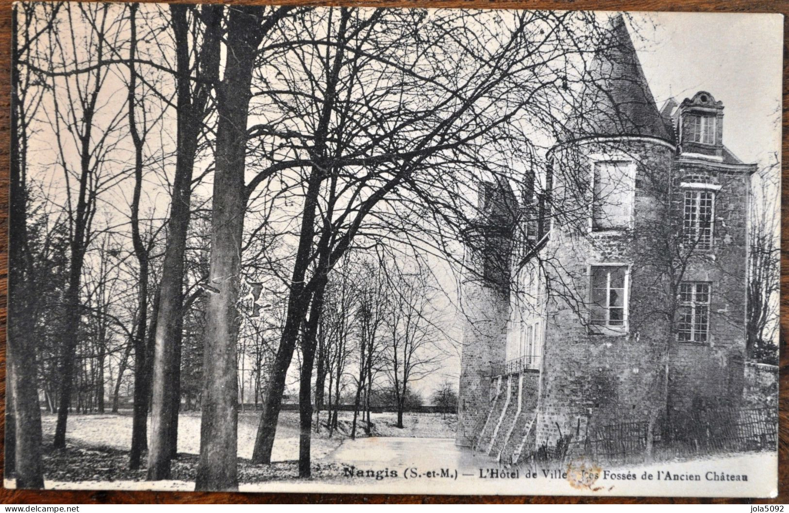 77 + NANGIS - L'Hôtel De Ville - Les Fossés De L'ancien Château - Nangis