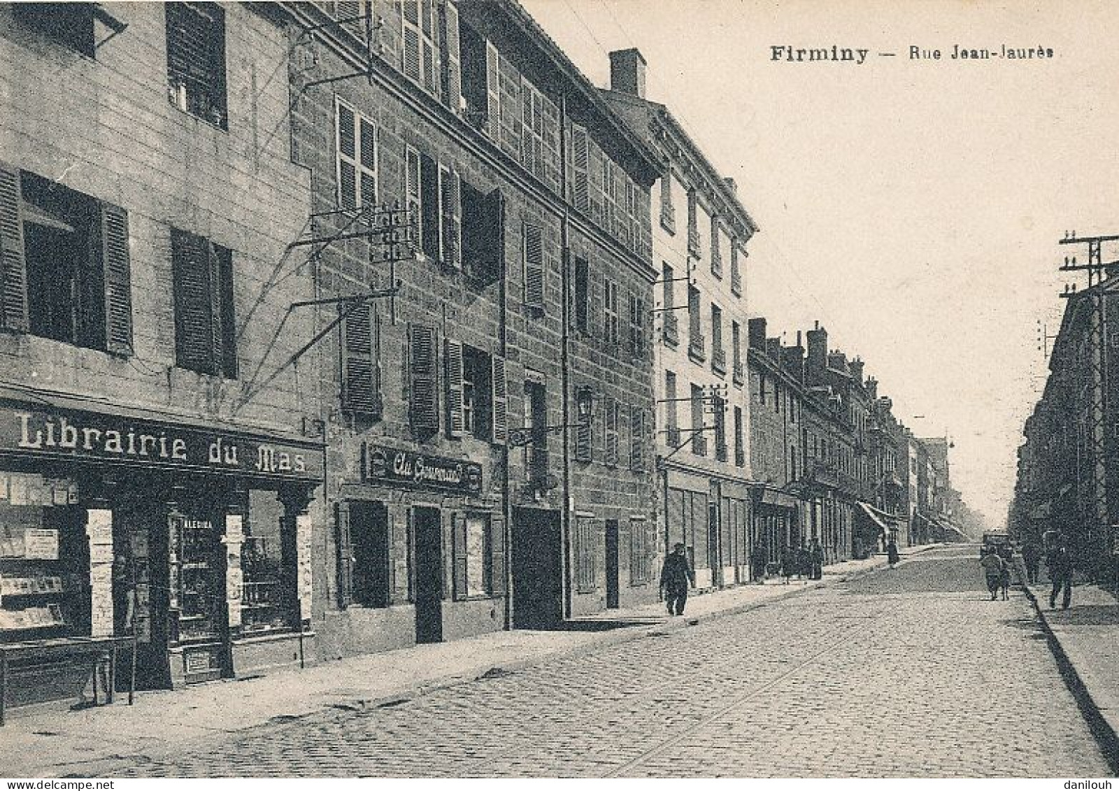 42 // FIRMINY   Rue Jean Jaures - Librairie Du Mas à Gauche   - Firminy