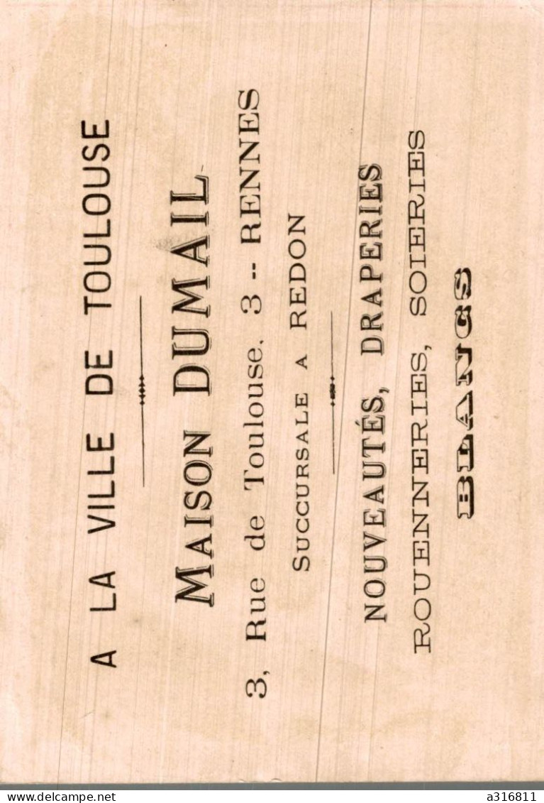 Chromo A La Ville De Toulouse Maison Dumail - Altri & Non Classificati