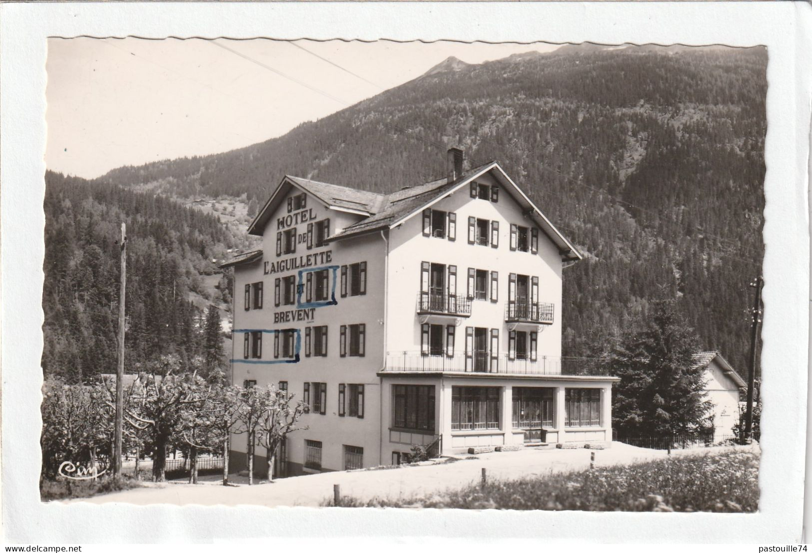 CPSM :  14 X 9  -  LES  HOUCHES - Hôtel De L'Aiguillette Et Du Brévent - Les Houches