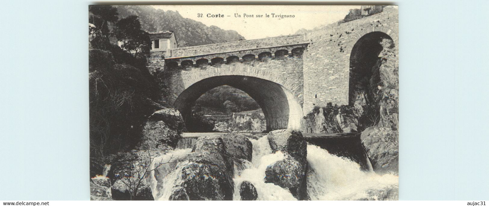 Dép 20 - 2B - Corte - Un Pont Sur Le Tavignano - état - Corte