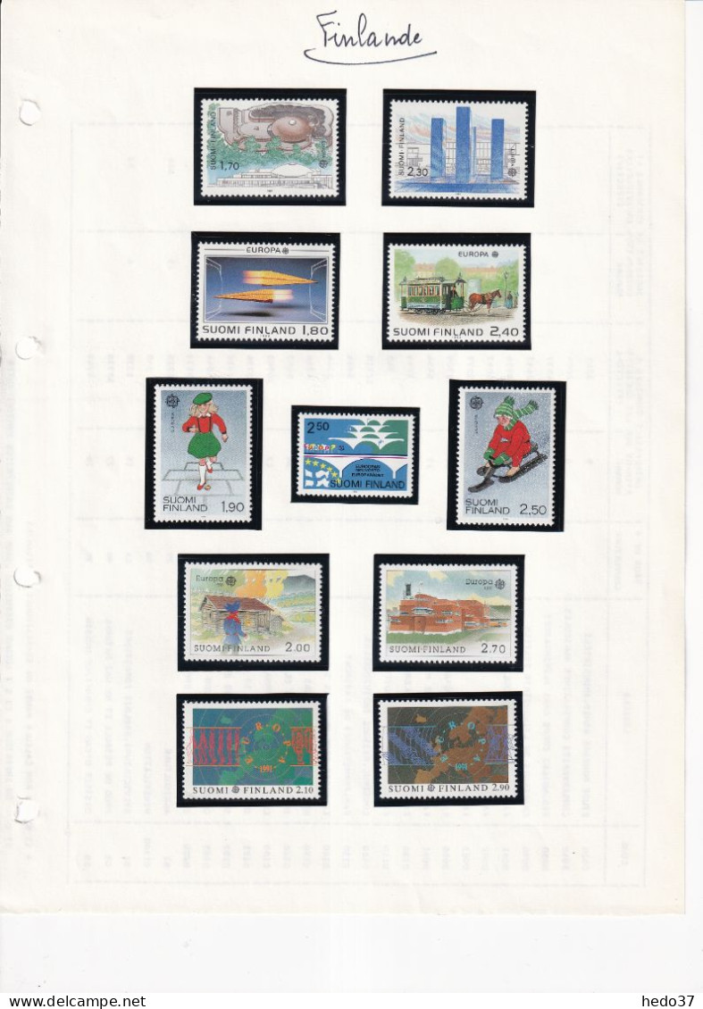 EUROPA 1977/2021 - Finlande Timbres Et Carnets - Neuf ** Sans Charnière - TB - 2021