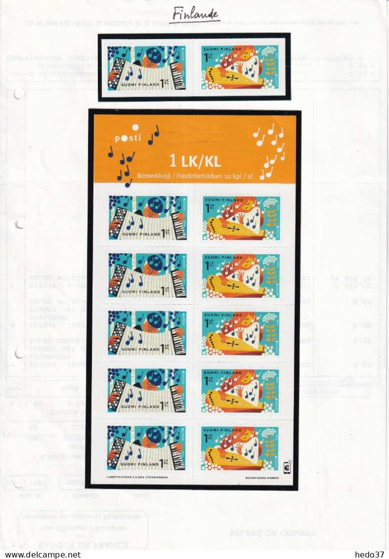 EUROPA 1977/2021 - Finlande timbres et carnets - Neuf ** sans charnière - TB