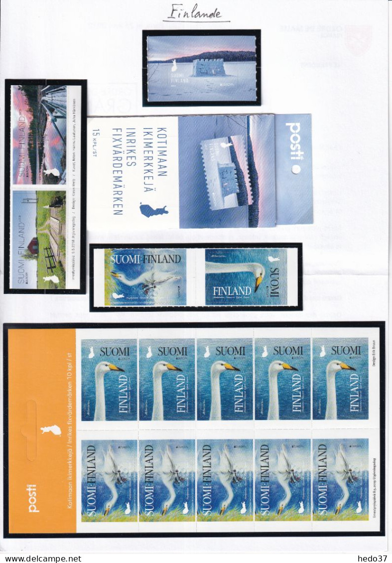 EUROPA 1977/2021 - Finlande timbres et carnets - Neuf ** sans charnière - TB