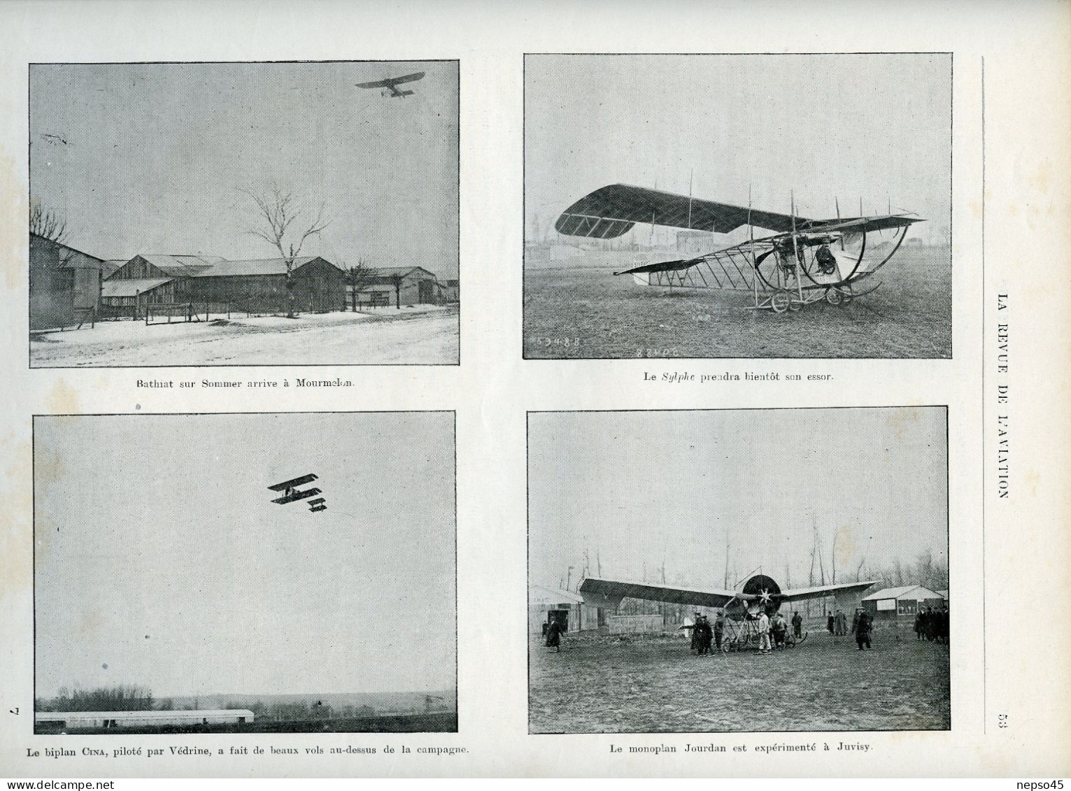 la revue de l'aviation.Médaille d'Argent à l'Exposition Internationale de Nancy.