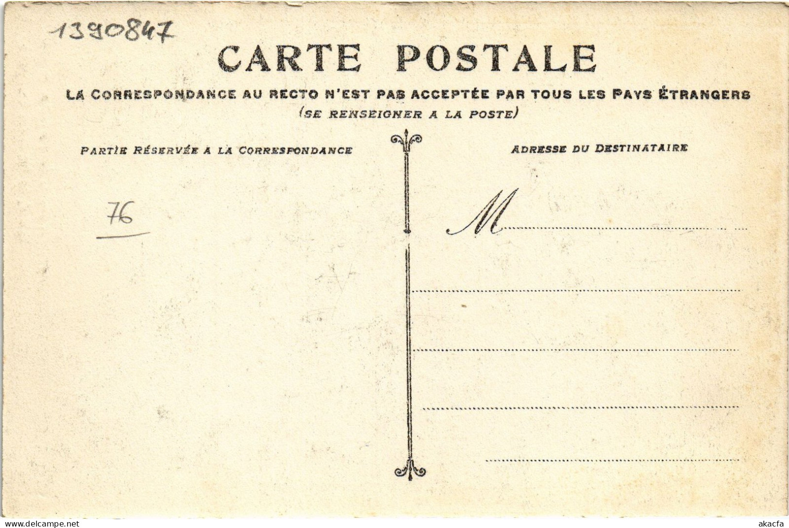 CPA Elbeuf Cavée Des Ecameaux Orage 1908 (1390847) - Elbeuf