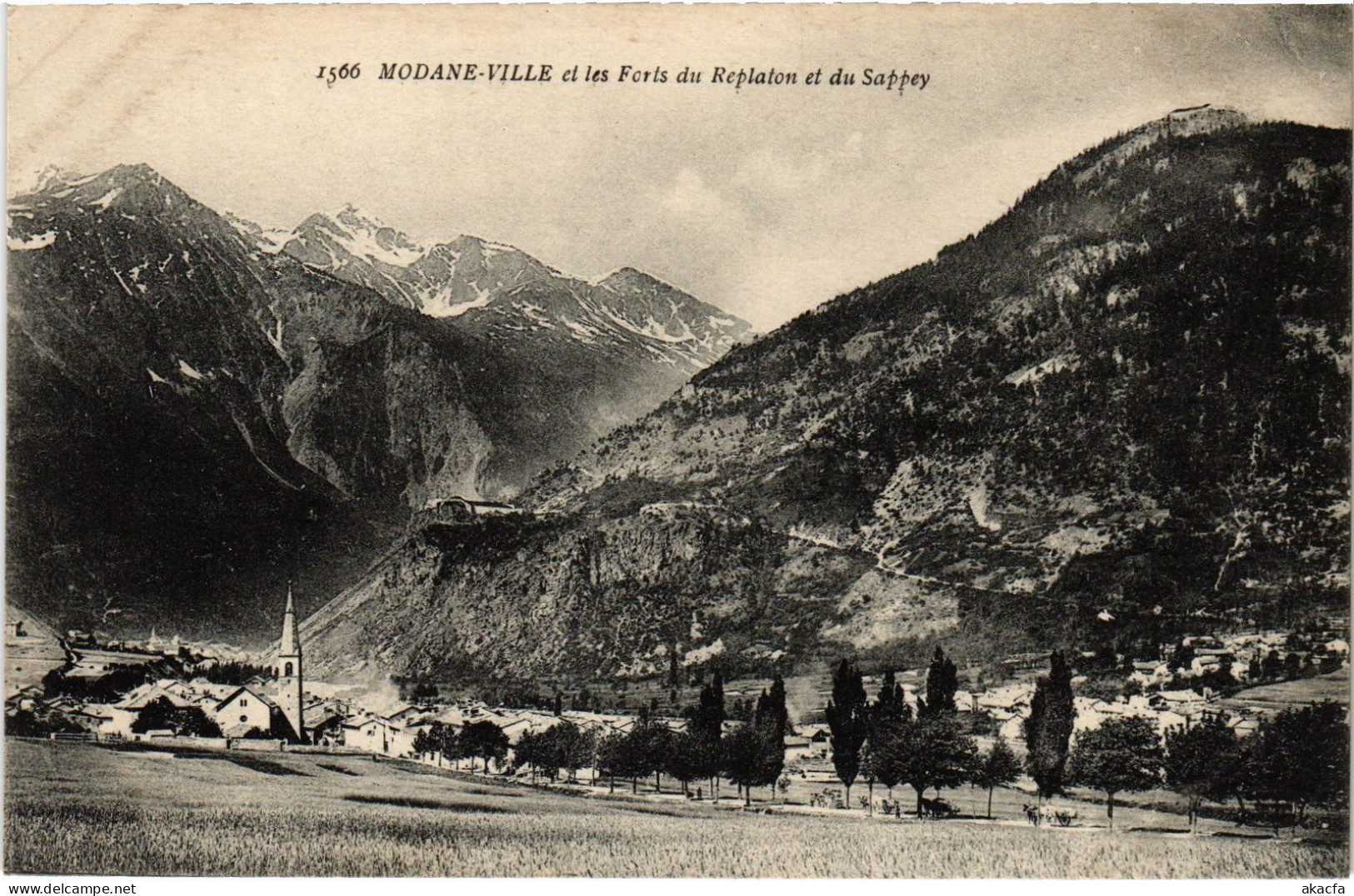 CPA Modane-Ville Et Les Forts Du Replaton (1390716) - Modane