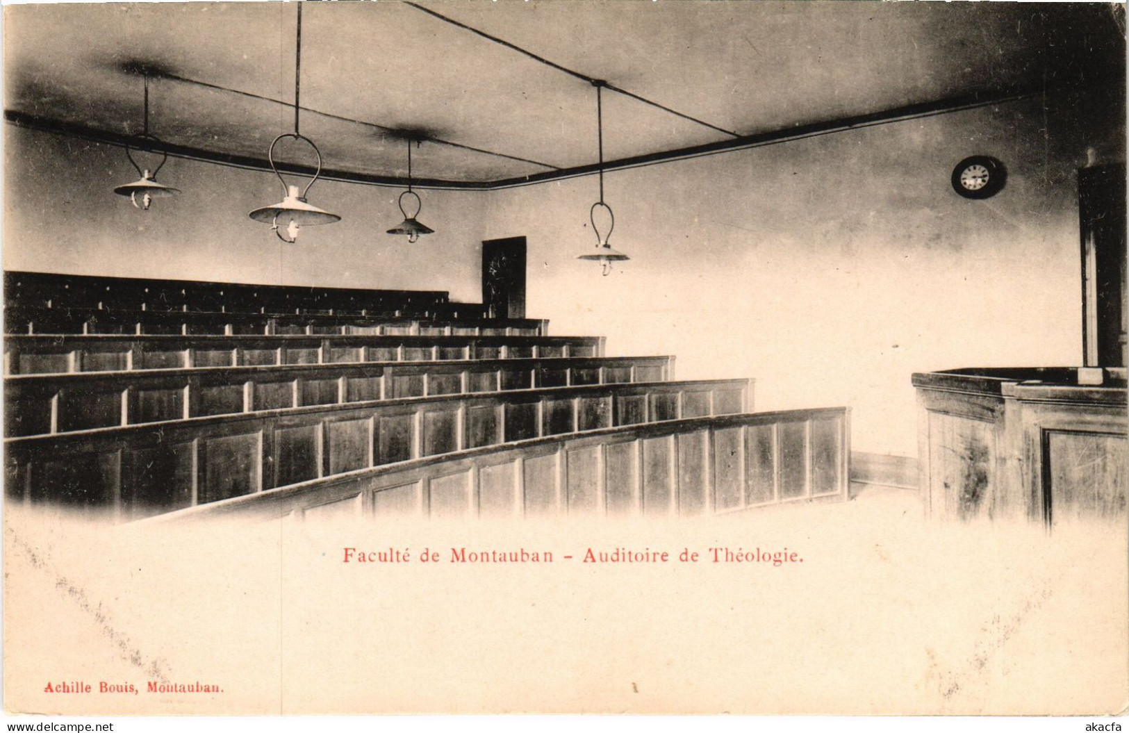 CPA Faculté De Montauban Auditoire De Théologie (1391007) - Montauban