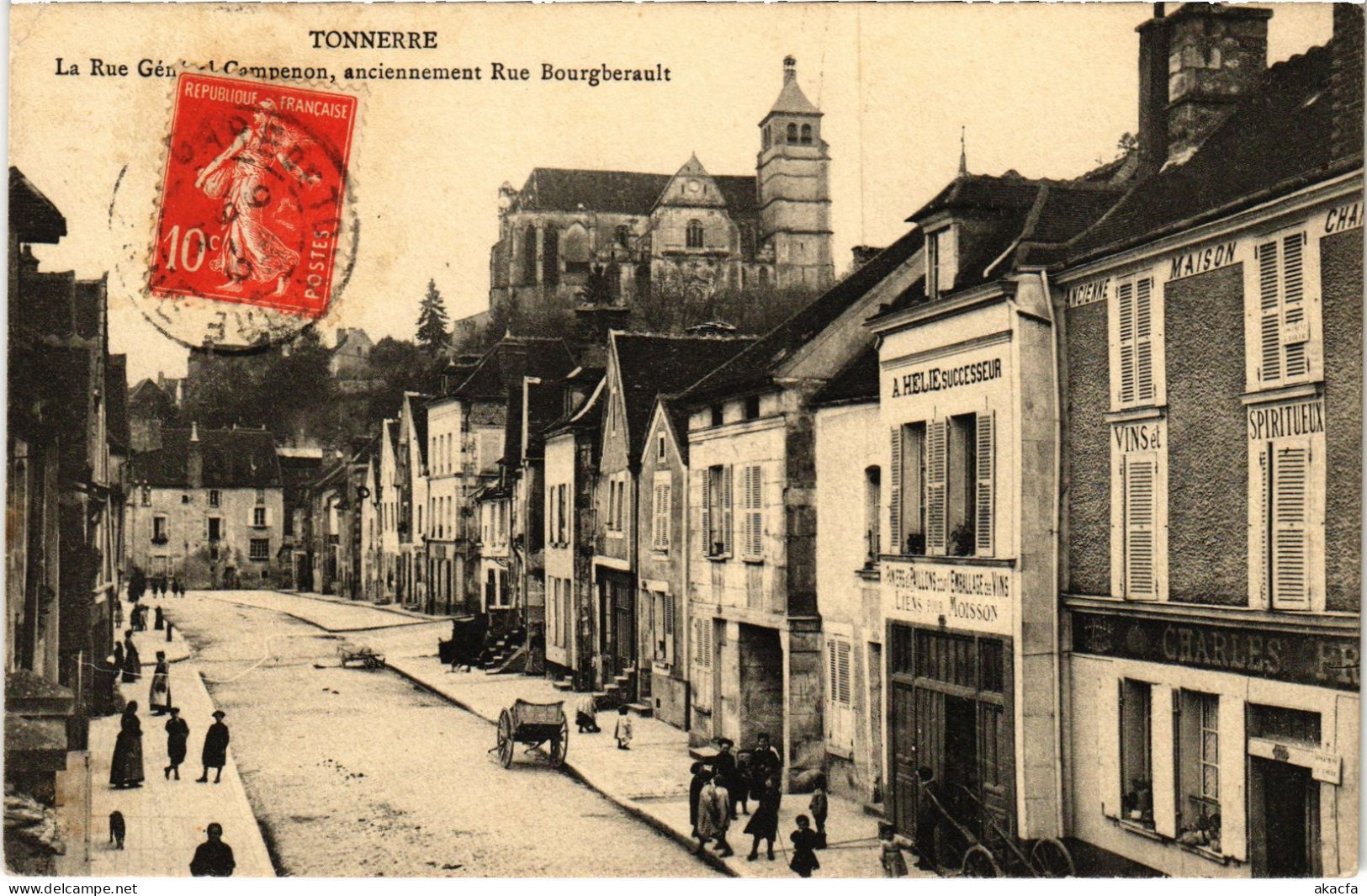 CPA Tonnerre Rue Bourberault (1391142) - Tonnerre