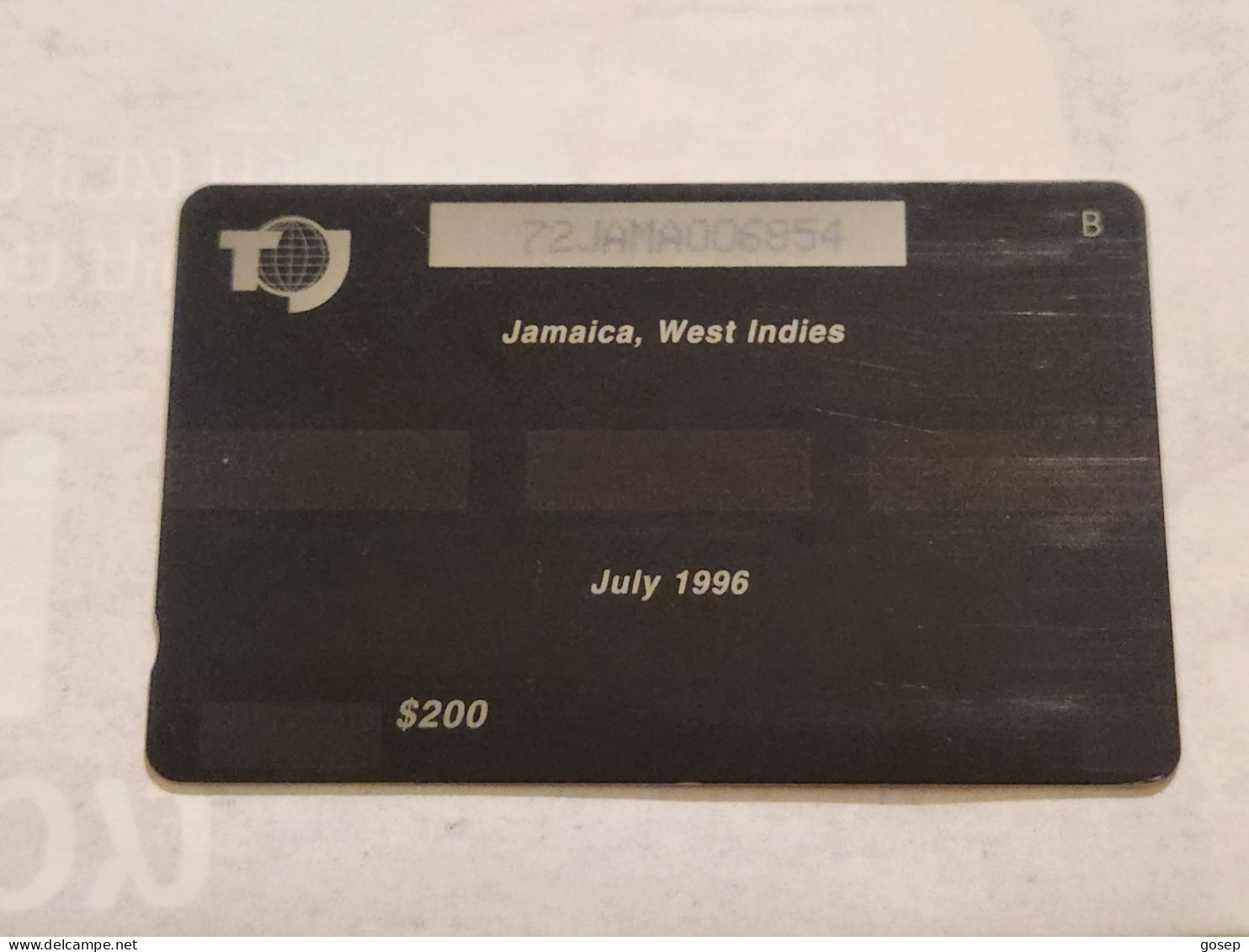 JAMAICA-(72JAMA- JAM-72A)-Connie Francis-(68)(72JAMA006854)-(J$200)-used Card - Giamaica