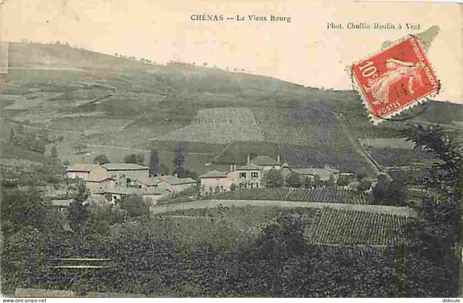 69 - Chénas - Le Vieux Bourg - Correspondance - Oblitération Ronde De 1914 - CPA - Voir Scans Recto-Verso - Chenas