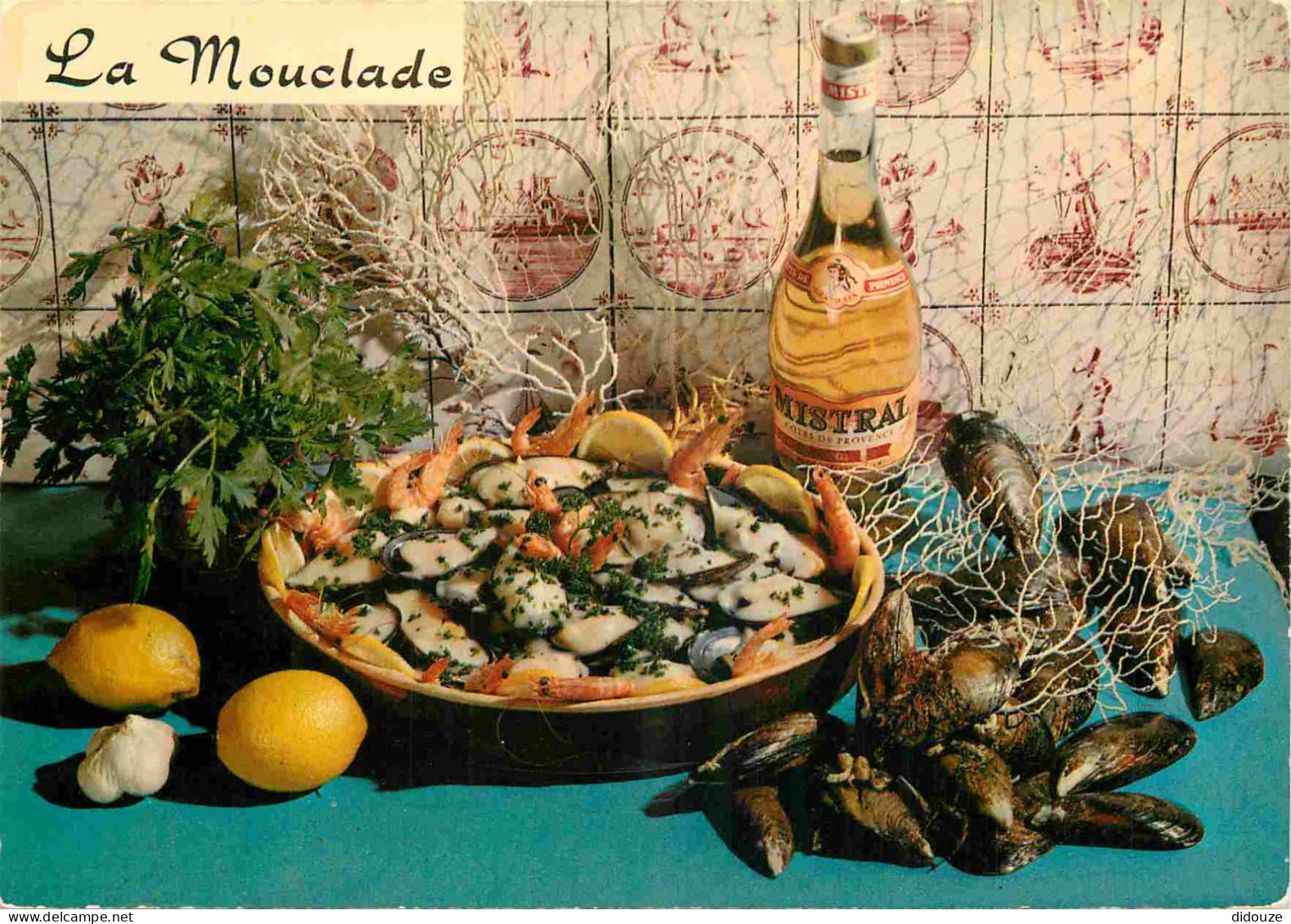 Recettes De Cuisine - Mouclade - Gastronomie - CPM - Voir Scans Recto-Verso - Recetas De Cocina