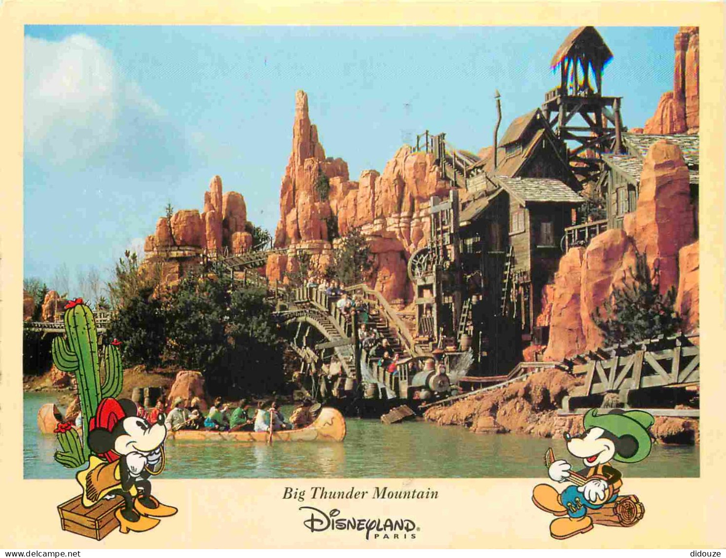 Parc D'Attractions - Euro Disney Paris Devenu Disneyland Paris - Big Thunder Mountain - CPM - Voir Scans Recto-Verso - Disneyland