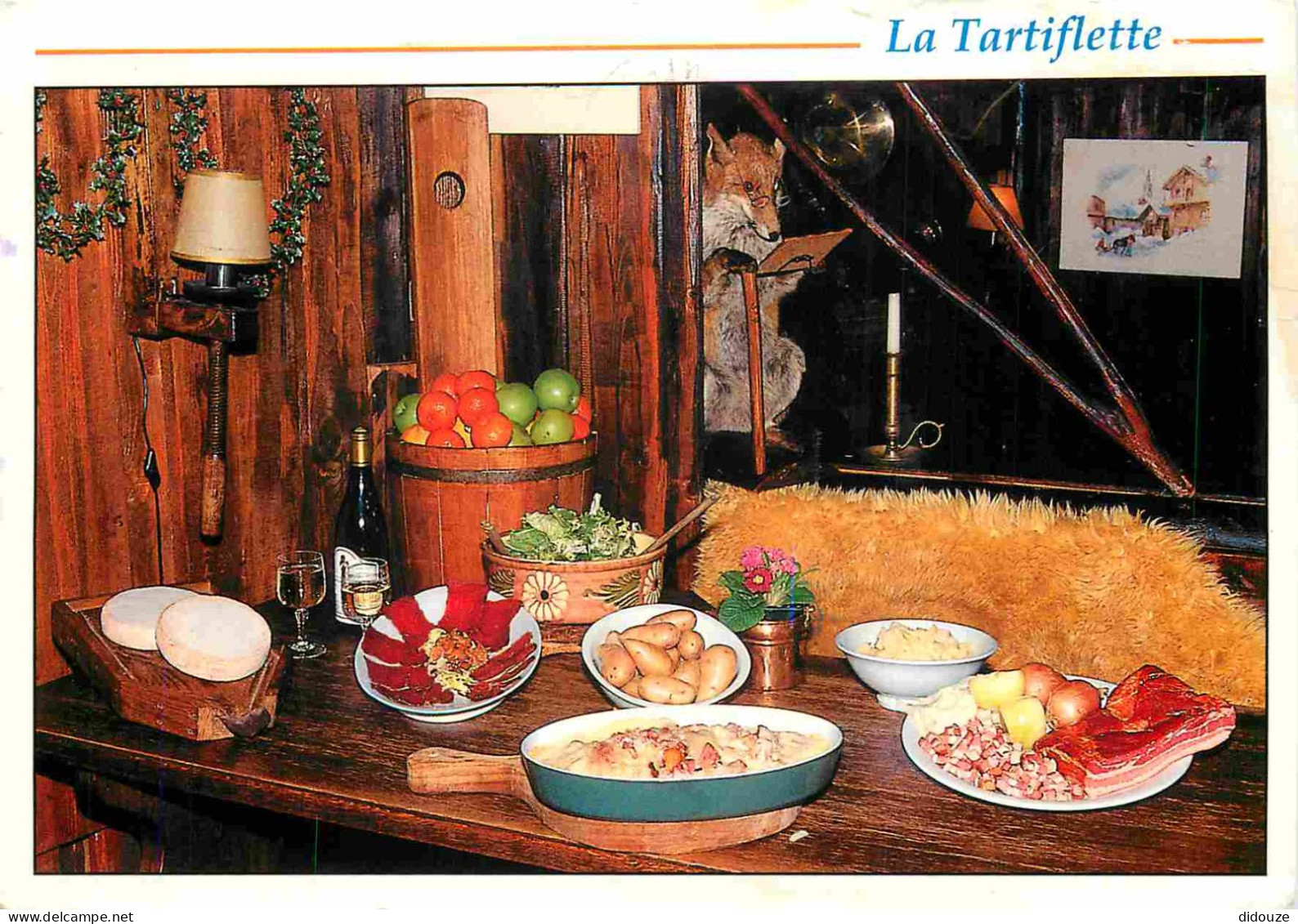 Recettes De Cuisine - Tartiflette - Gastronomie - CPM - Voir Scans Recto-Verso - Recetas De Cocina