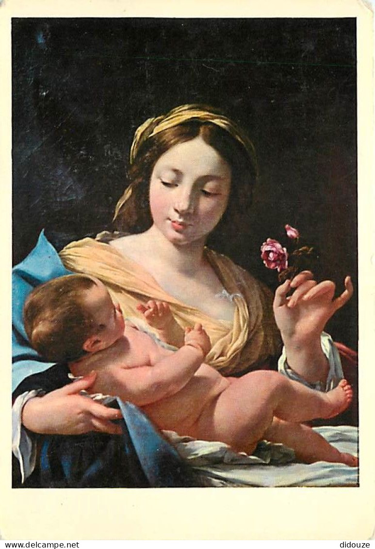 Art - Peinture Religieuse - Simon Vouet - Vierge à L'Enfant - CPM - Carte Neuve - Voir Scans Recto-Verso - Paintings, Stained Glasses & Statues