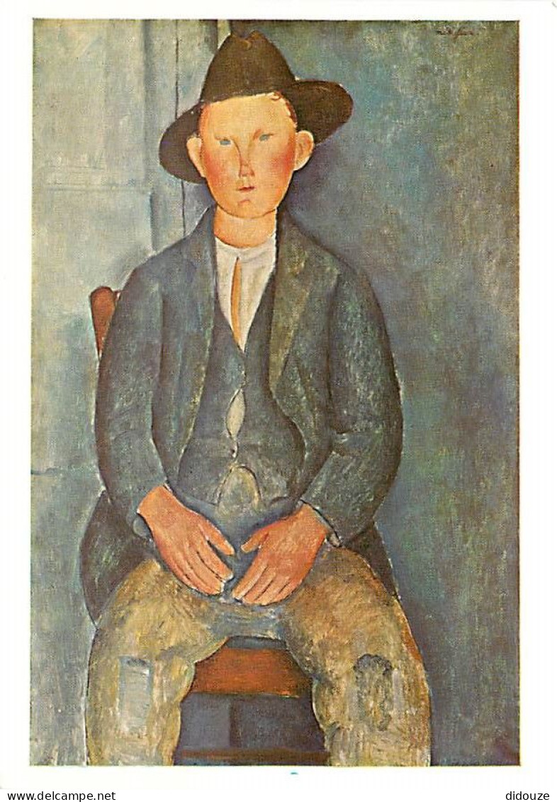 Art - Peinture - Amedeo Modigliani - The Little Peasant , 1919 - Carte Neuve - CPM - Voir Scans Recto-Verso - Pintura & Cuadros