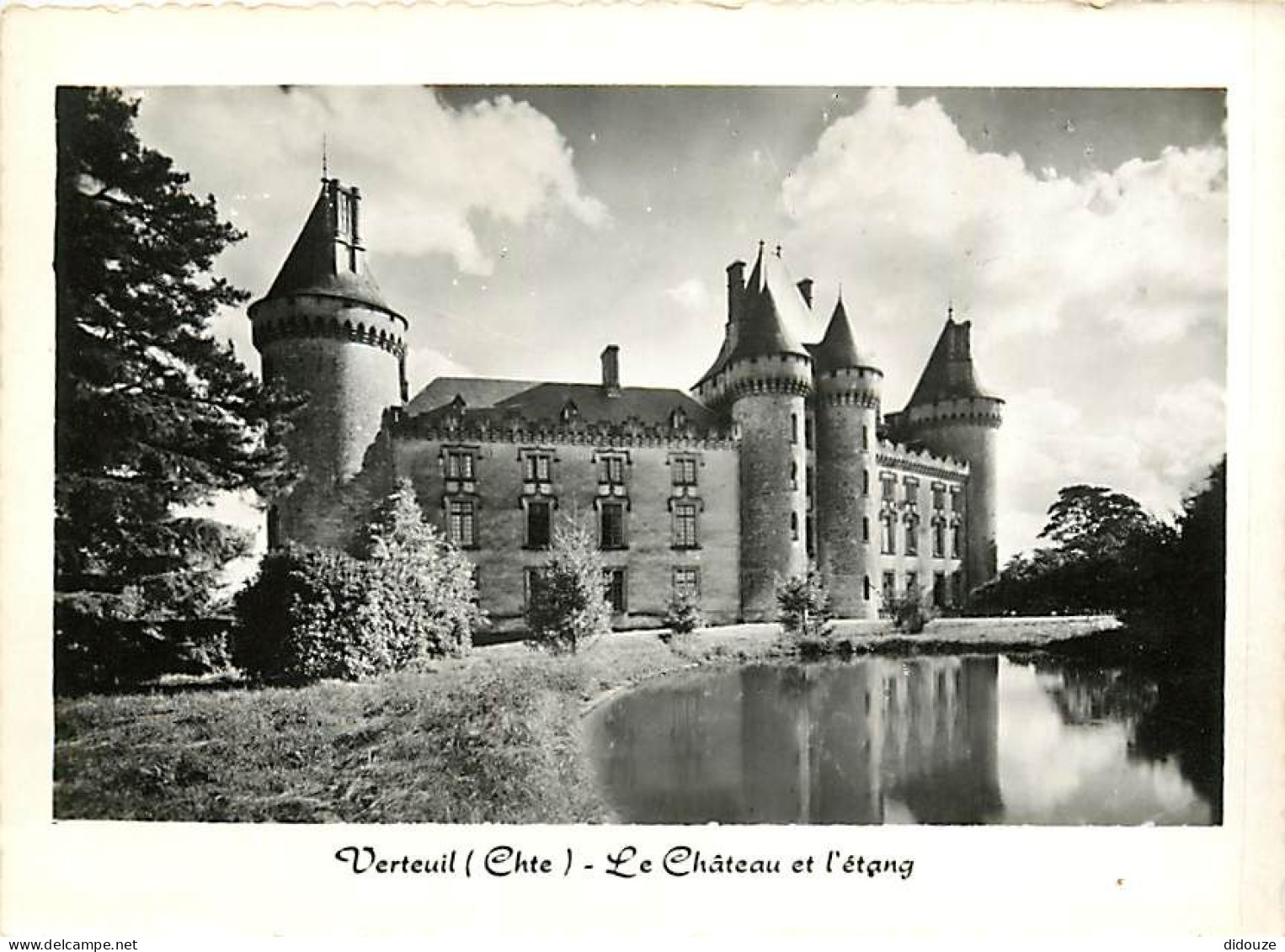16 - Verteuil Sur Charente - Le Château Et L'étang - Carte Dentelée - CPSM Grand Format - Carte Neuve - Voir Scans Recto - Other & Unclassified