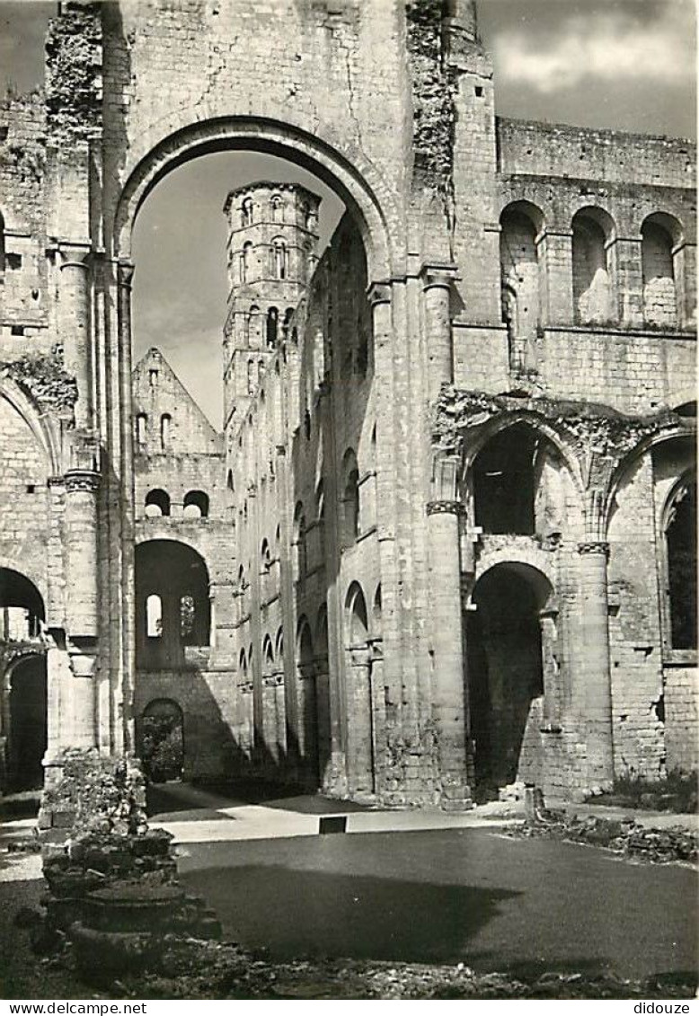 76 - Jumièges - Les Ruines De L'Abbaye - Nef De L'Eglise Notre-Dame Vue De L'Est - Mention Photographie Véritable - CPSM - Jumieges