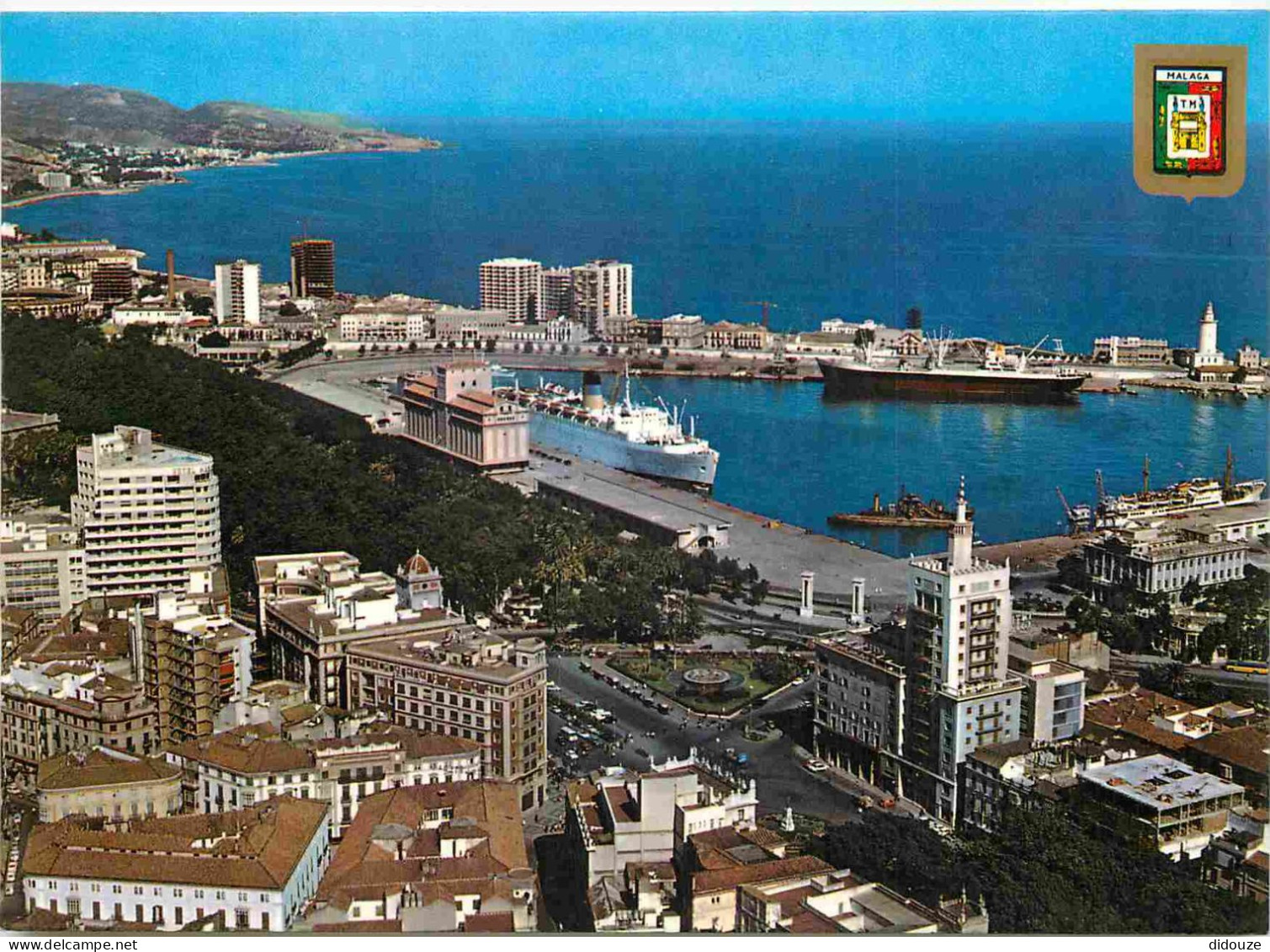 Espagne - Espana - Andalucia - Malaga - Vista Parcial Aérea - Vue Partielle Aérienne - Architecture - Espana - CPM - Voi - Málaga