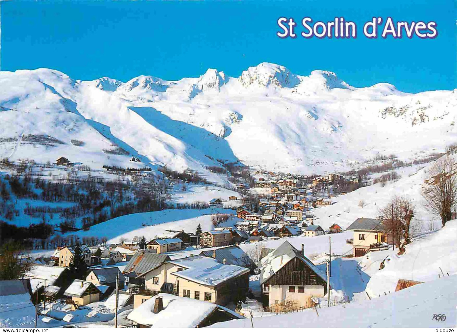 73 - Saint Sorlin D'Arves - Vue Générale - CPM - Flamme Postale - Voir Scans Recto-Verso - Other & Unclassified